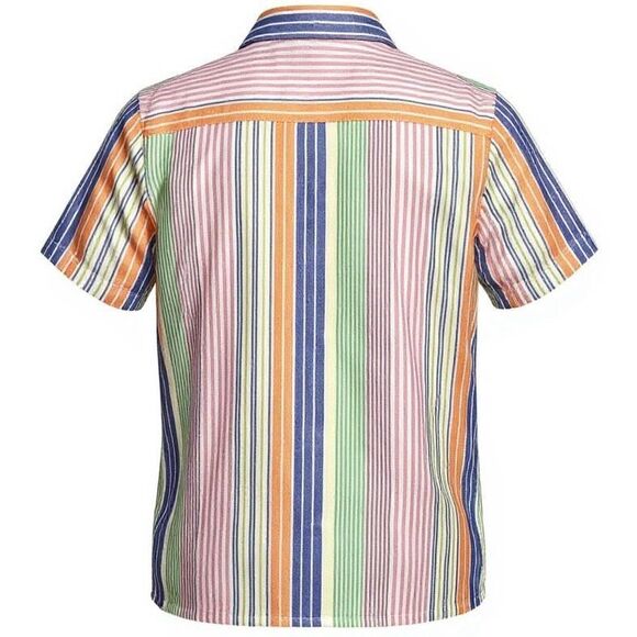 Polo Ralph Lauren Men’s XXL Classic Fit 100% Linen Candy Stripe Button Shirt - Picture 4 of 7